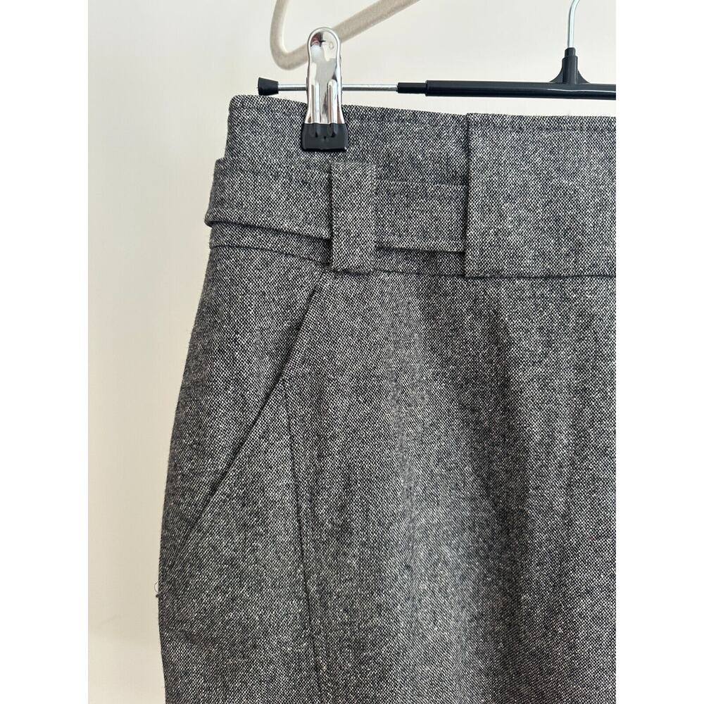 HUGO BOSS pencil skirt salt&pepper grey black white wool classic Size S